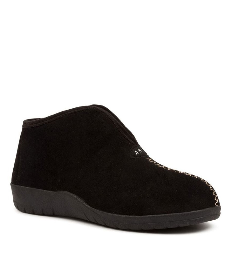 Shoes ZIERA | Ziera - Cuddles W-Zr Black-Black Fur Microsuede