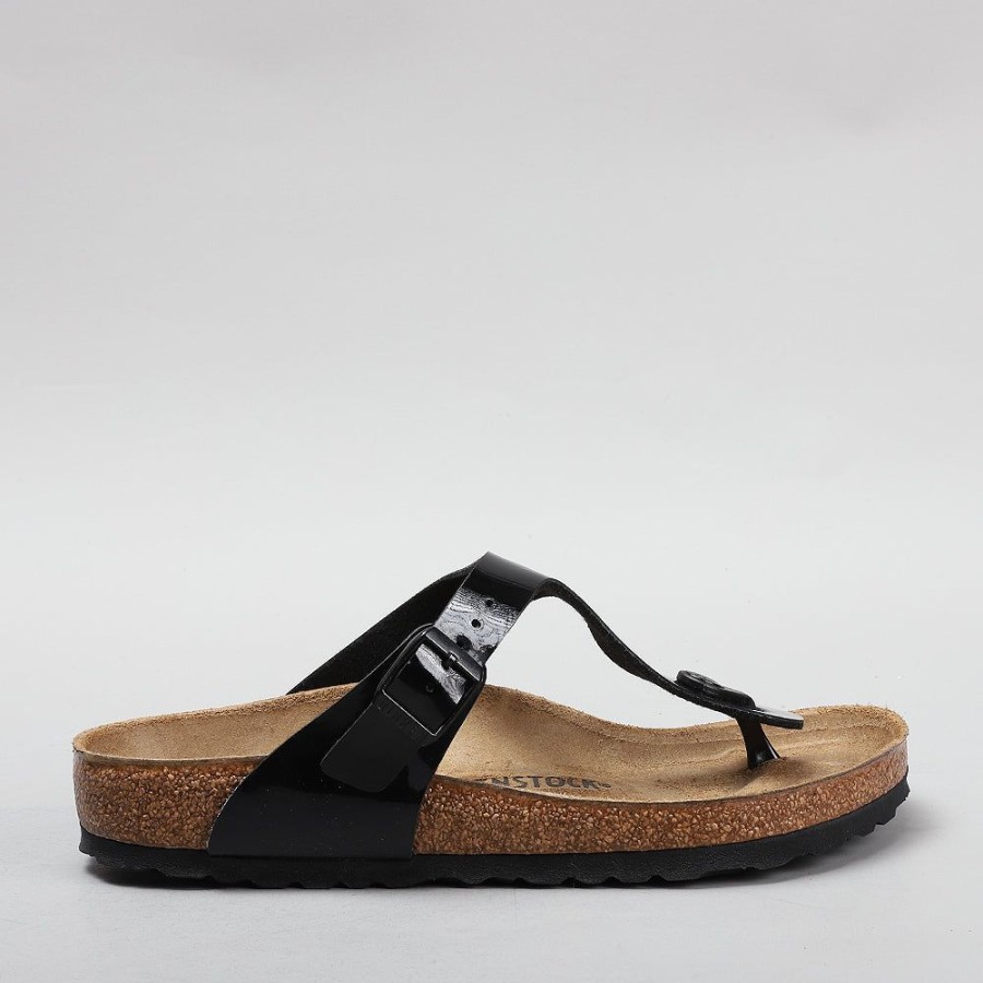 Birkenstock BIRKENSTOCK | Birkenstock Gizeh 43661 Bf Black Patent