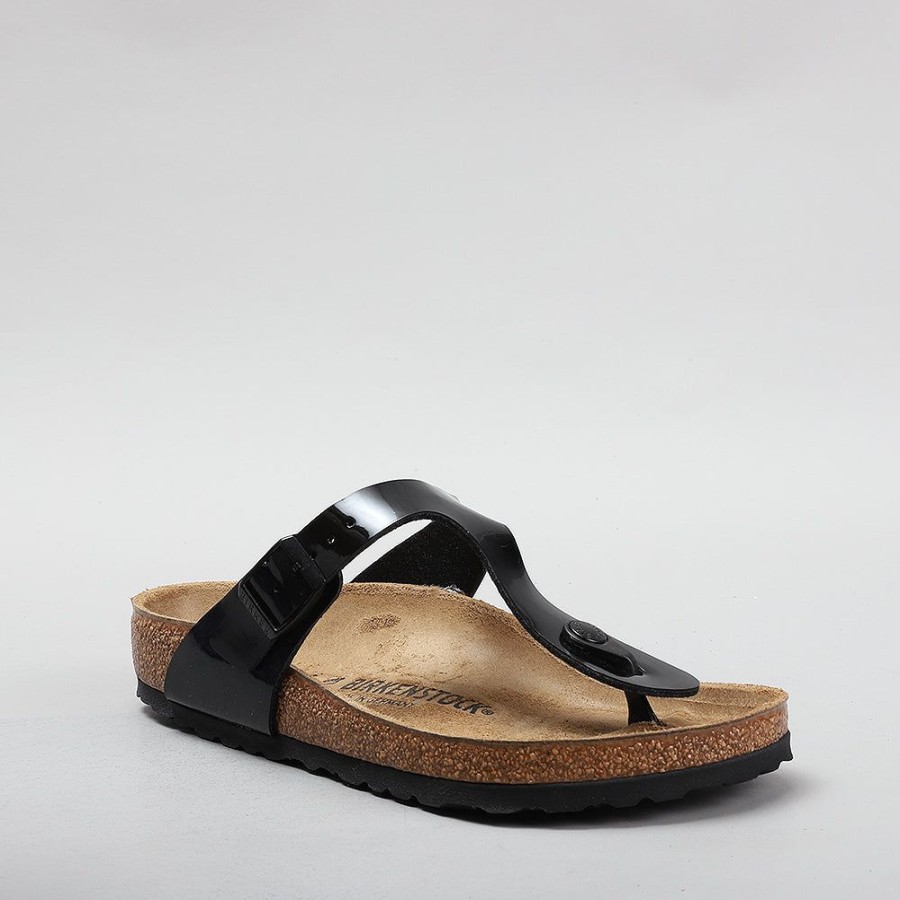 Birkenstock BIRKENSTOCK | Birkenstock Gizeh 43661 Bf Black Patent