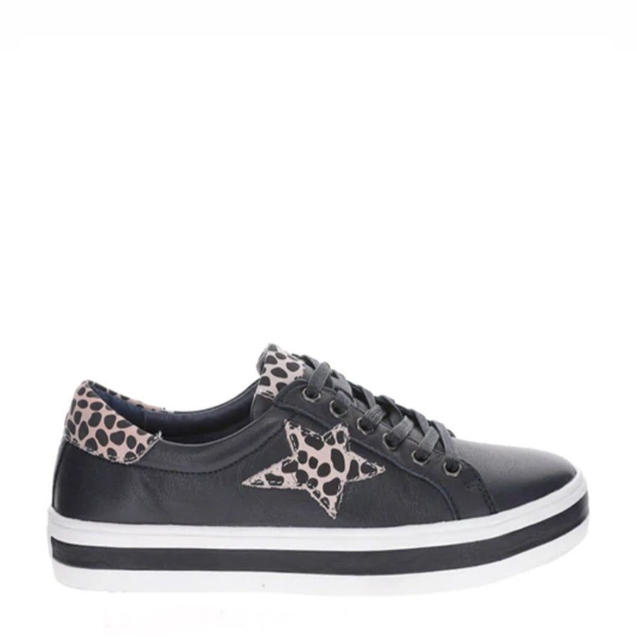 Shoes LE SANSA | Savis Navy/Leopard