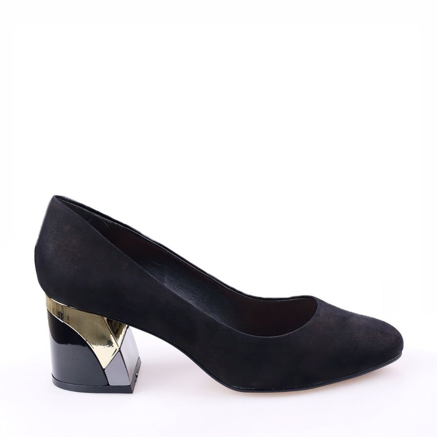 Shoes ZAGARRA | Zagarra - Rose Nobuk Black