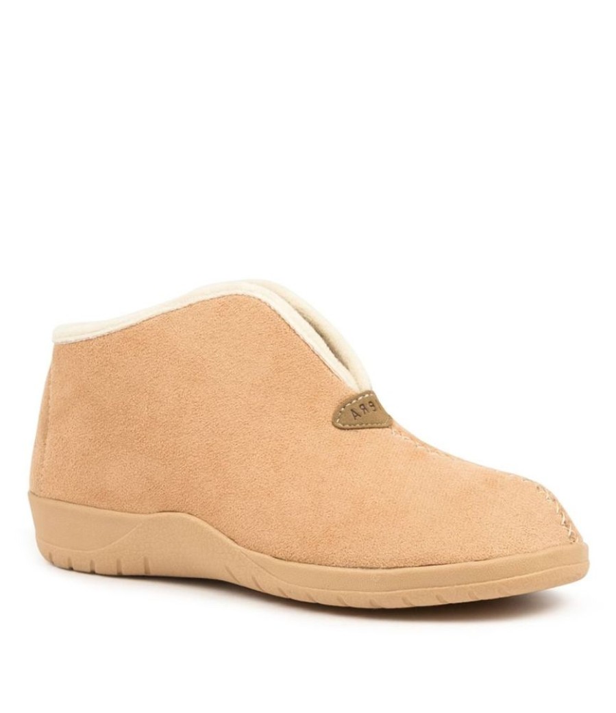 Shoes ZIERA | Ziera - Cuddles W-Zr Chestnut Beige Microsuede