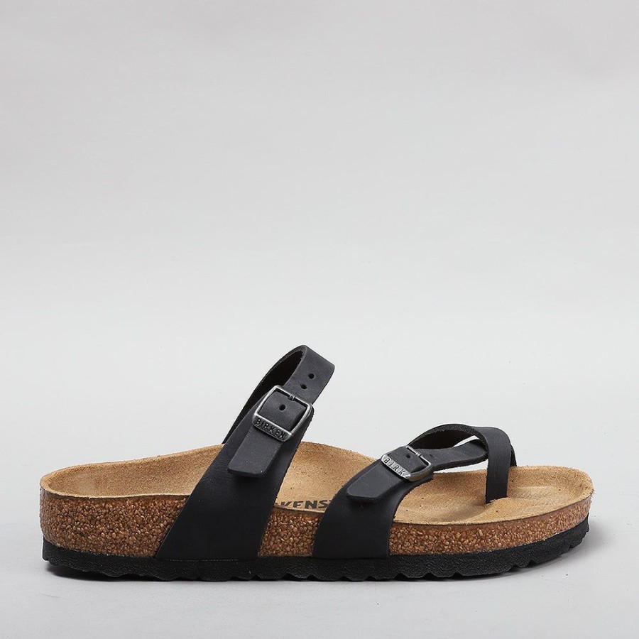 Birkenstock BIRKENSTOCK | Birkenstock Mayari 171481 Oiled Leather Black