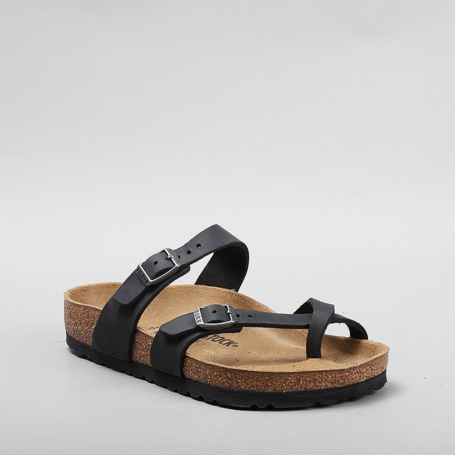 Birkenstock BIRKENSTOCK | Birkenstock Mayari 171481 Oiled Leather Black