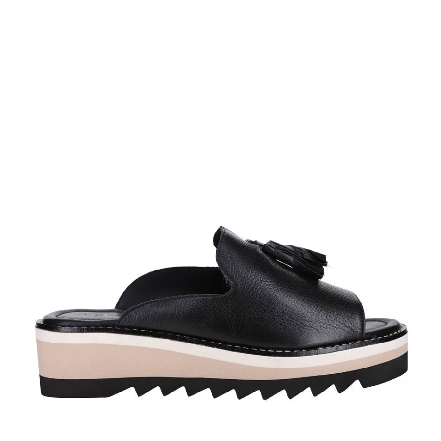 Shoes LE SANSA | Luxe Sandal Black/Beige