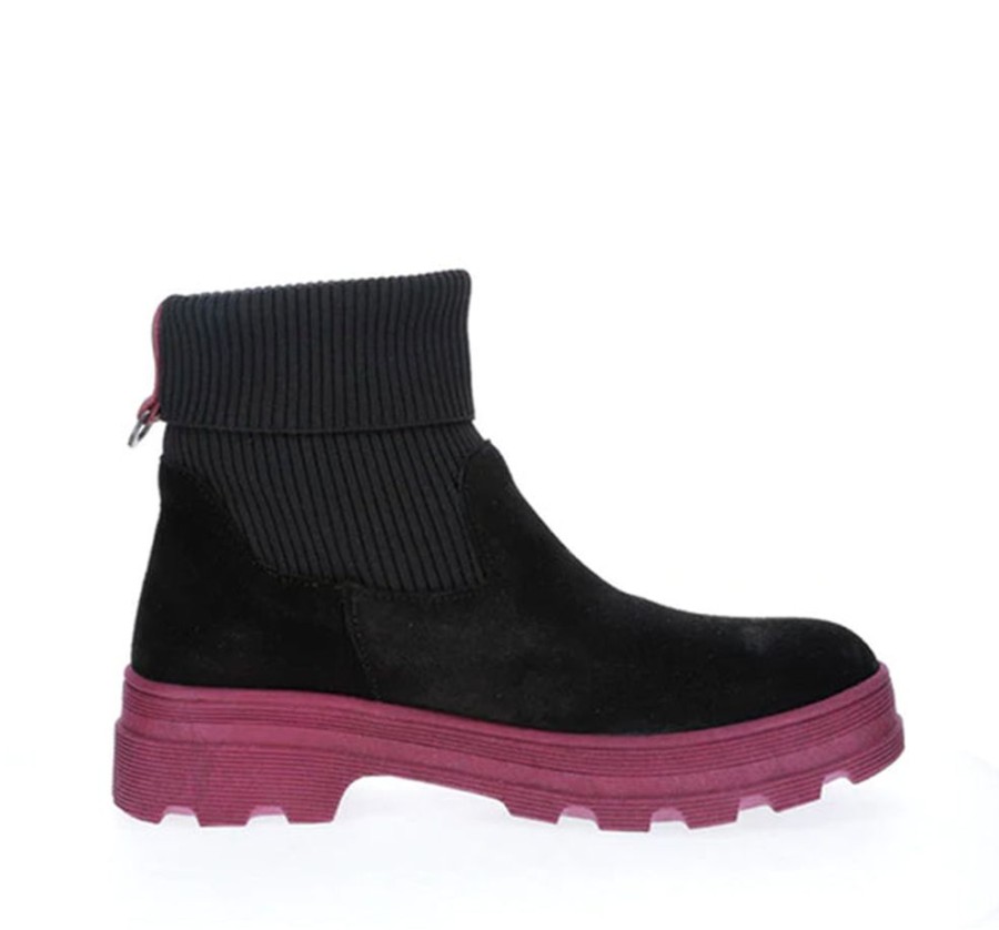 Shoes LE SANSA | Ridge Black Bordo