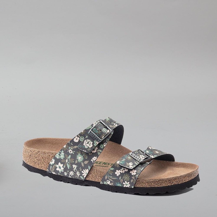 Shoes BIRKENSTOCK | Birkenstock Sydney 1020132 Narrow Magical Flower Dark Teal