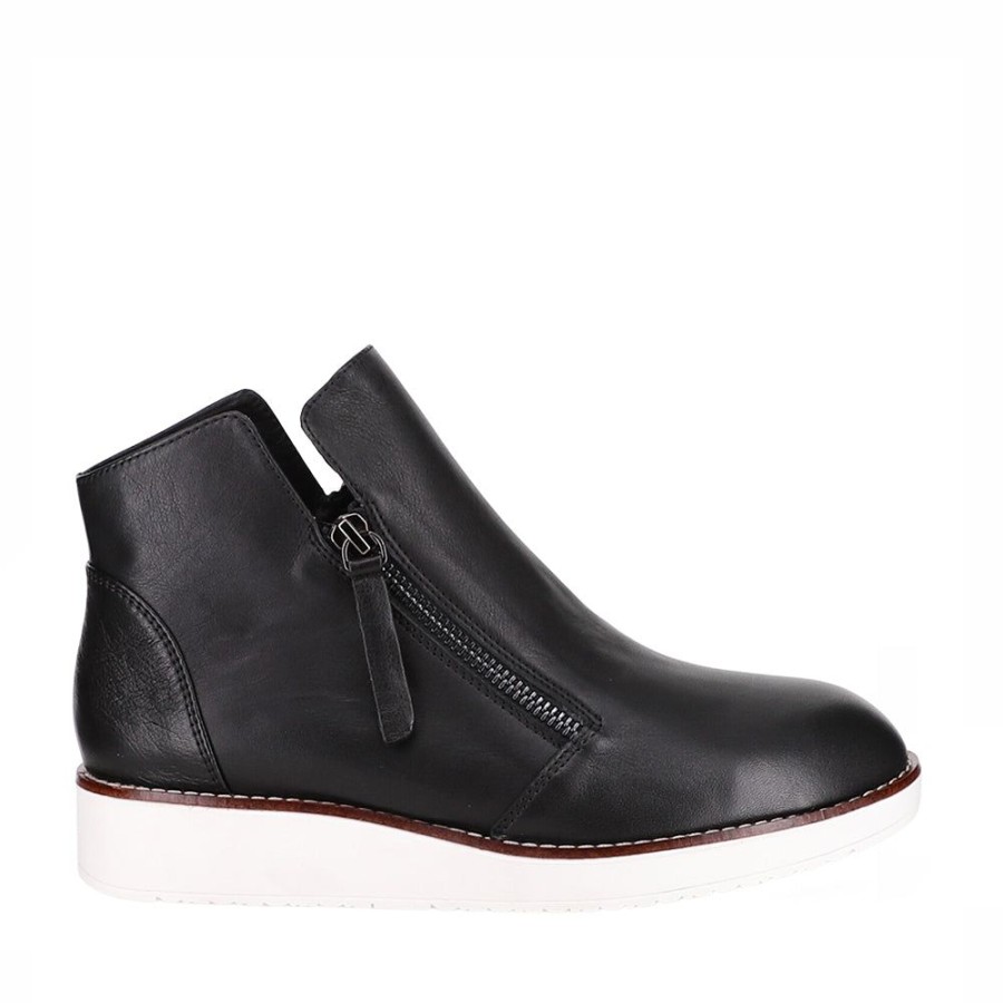 Shoes LE SANSA | Ronnie Black/White Sole