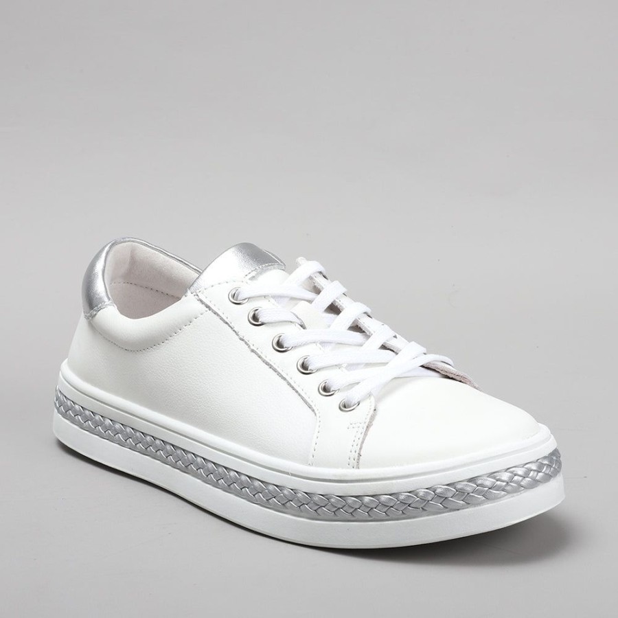 Shoes LE SANSA | Sega Silver White