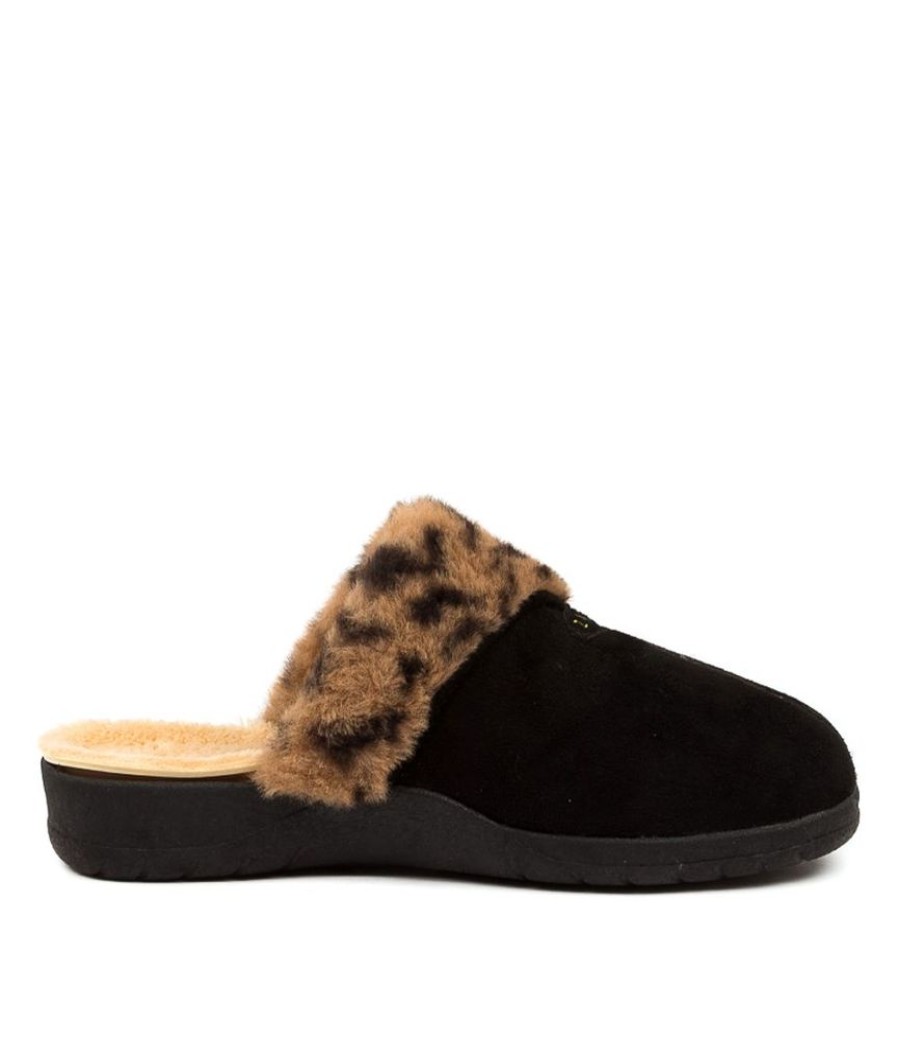 Shoes ZIERA | Ziera - Comfy W-Zr Black Leopard Microsuede