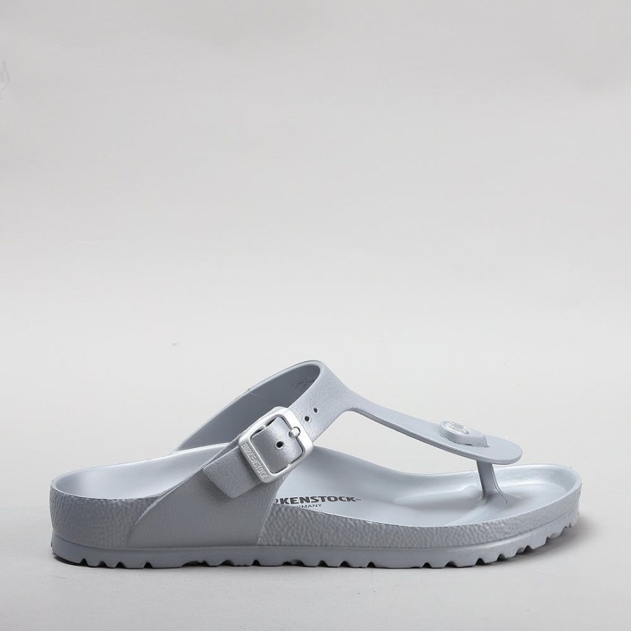 Birkenstock BIRKENSTOCK | Birkenstock Gizeh Eva 1003496 Metallic Silver