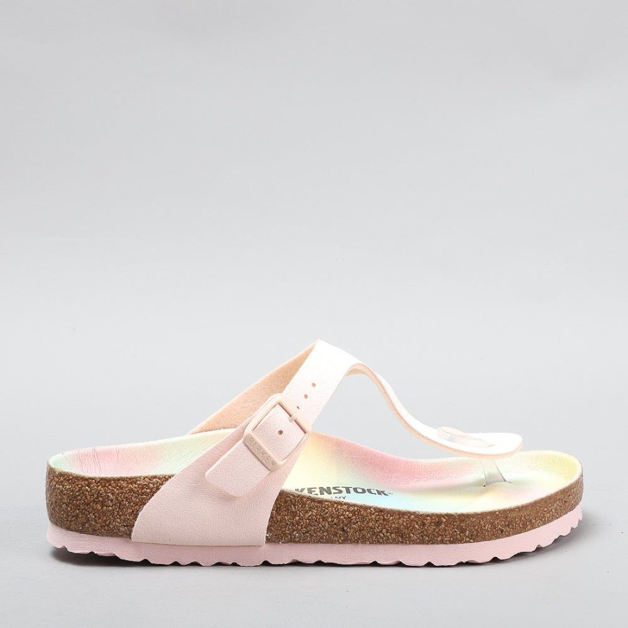 Birkenstock BIRKENSTOCK | Birkenstock Gizeh 1022547 Vegan Birkibuc Light Rose