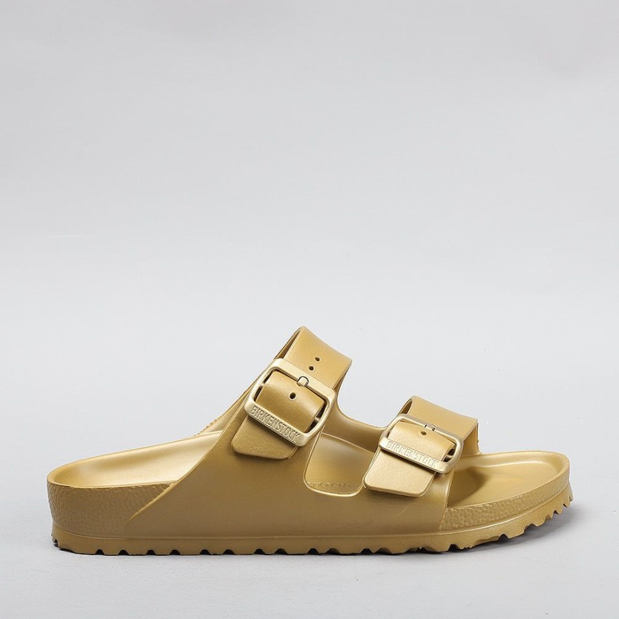 Birkenstock BIRKENSTOCK | Birkenstock Arizona Eva 1022465 Narrow Glamour Gold