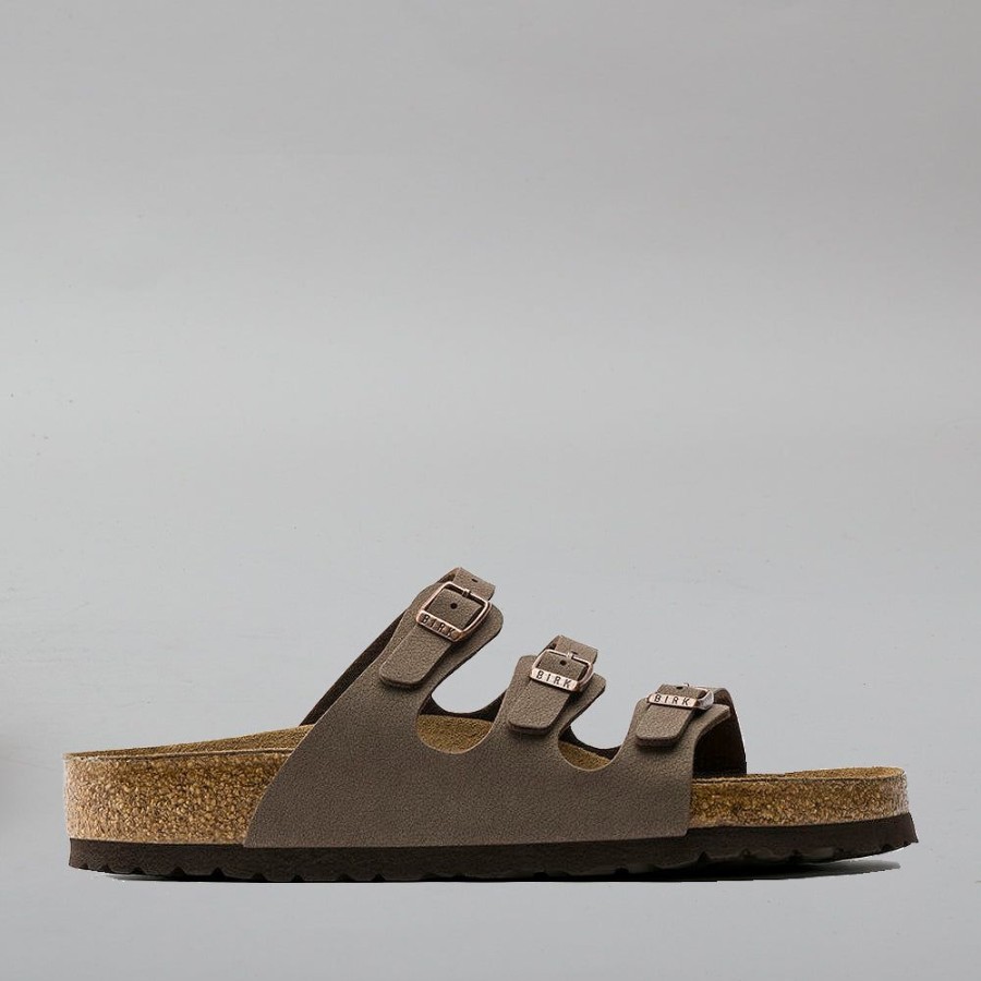 Shoes BIRKENSTOCK | Birkenstock Florida 53881 Mocca Leather Sfb Mocca Sfb