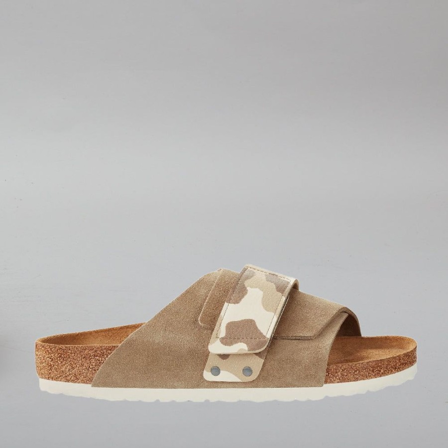 Shoes BIRKENSTOCK | Birkenstock Kyoto 1019738 Grey Taupe/Como Almond Suede