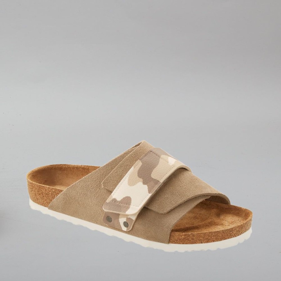 Shoes BIRKENSTOCK | Birkenstock Kyoto 1019738 Grey Taupe/Como Almond Suede