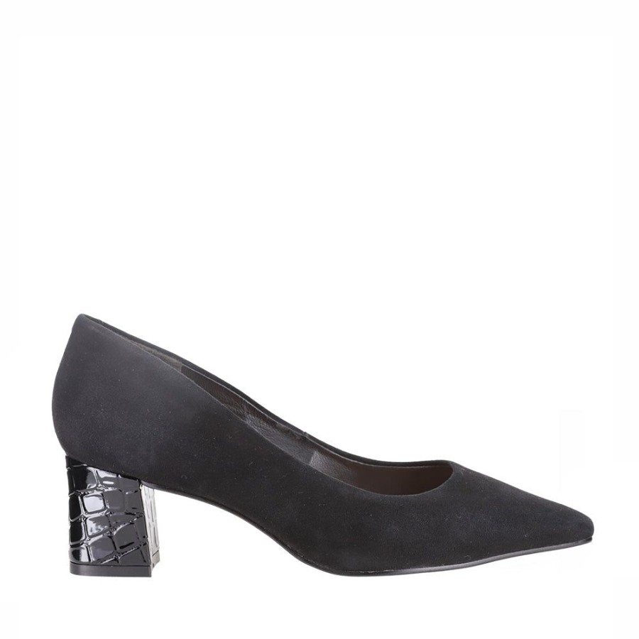 Shoes ZAGARRA | Zagarra -Remin Black Suede