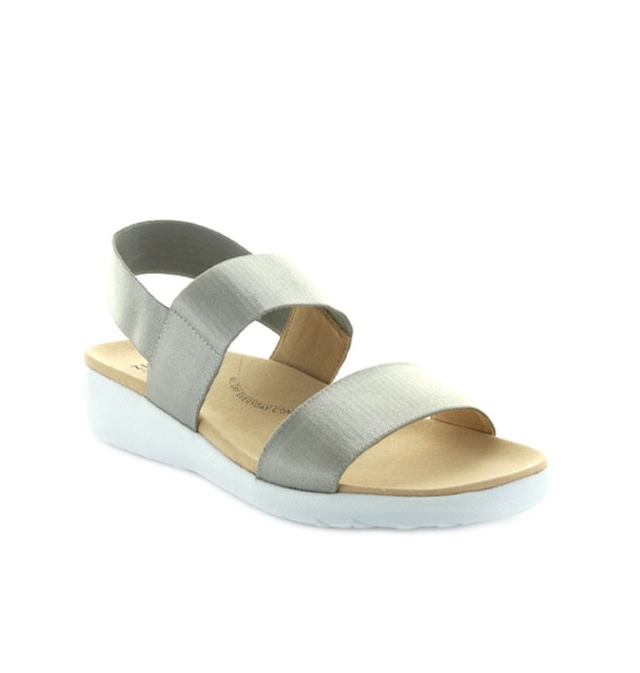 Shoes ZIERA | Shop Ziera - Usaid Women Sandals Silver