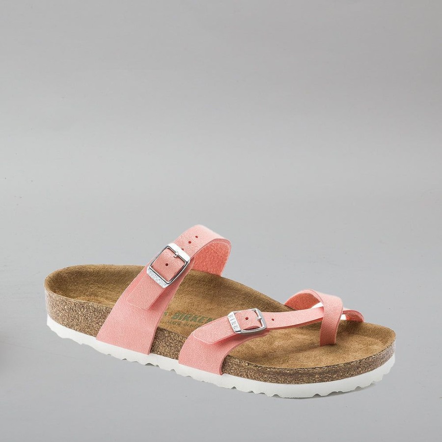 Birkenstock BIRKENSTOCK | Birkenstock Mayari 1018162 Bf Microfibre Brushed Flamingo Vegan