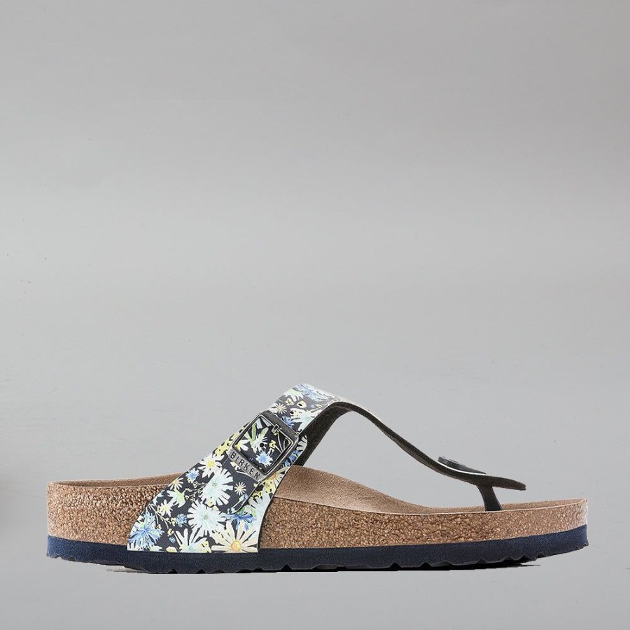 Birkenstock BIRKENSTOCK | Birkenstock Gizeh 1021503 Vegan Blue Multicolour