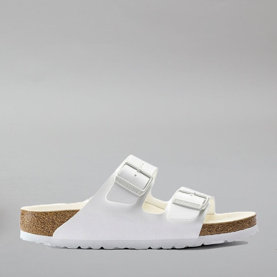 Birkenstock BIRKENSTOCK | Birkenstock Arizona Semi Exq 1019046 Bf White White Narrow Microfibre