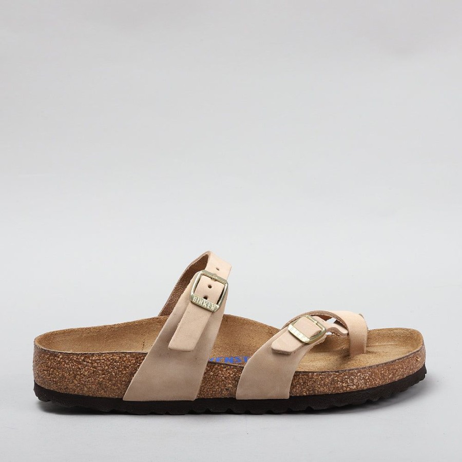 Birkenstock BIRKENSTOCK | Birkenstock Mayari 1022212 Nubuck Sandcastle