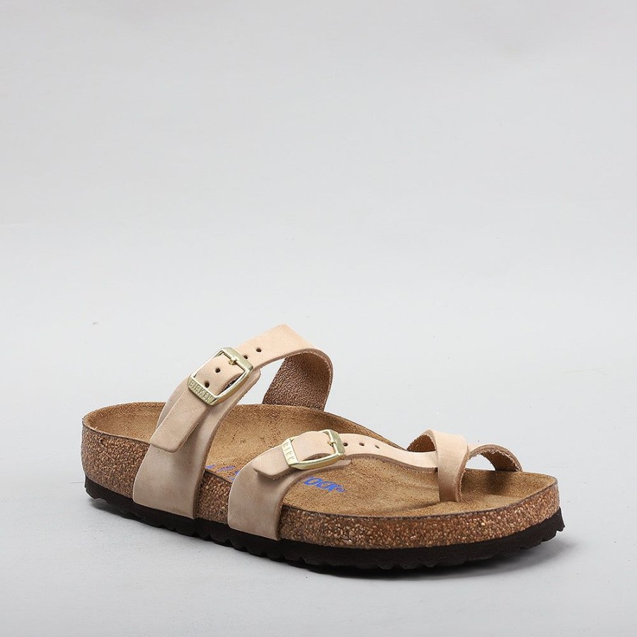 Birkenstock BIRKENSTOCK | Birkenstock Mayari 1022212 Nubuck Sandcastle