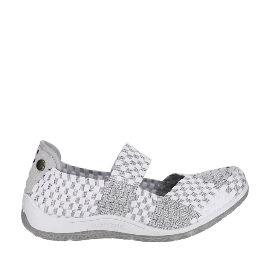 Shoes CC Resorts | Sammi - White/Silver