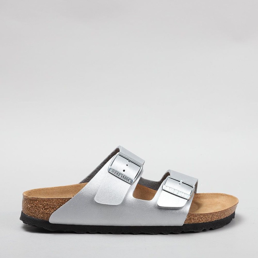 Birkenstock BIRKENSTOCK | Birkenstock Arizona 1012283 Bf Silver Narrow Silvernarrow