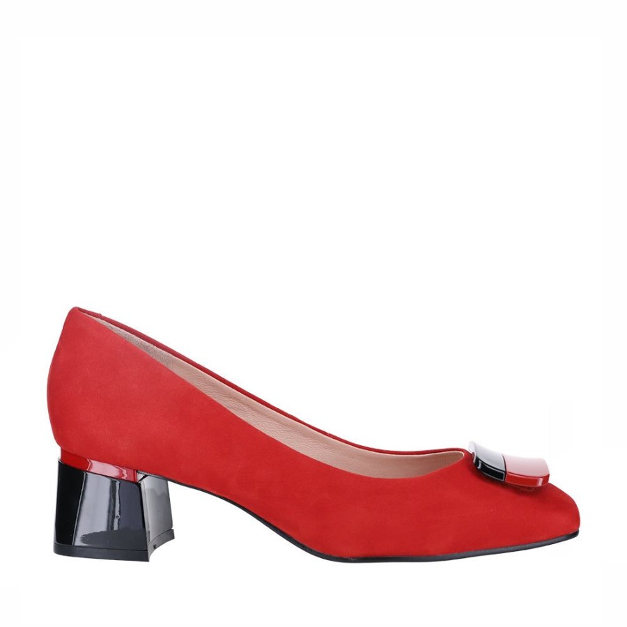 Shoes ZAGARRA | Zagarra - Rest Red/Black Trim