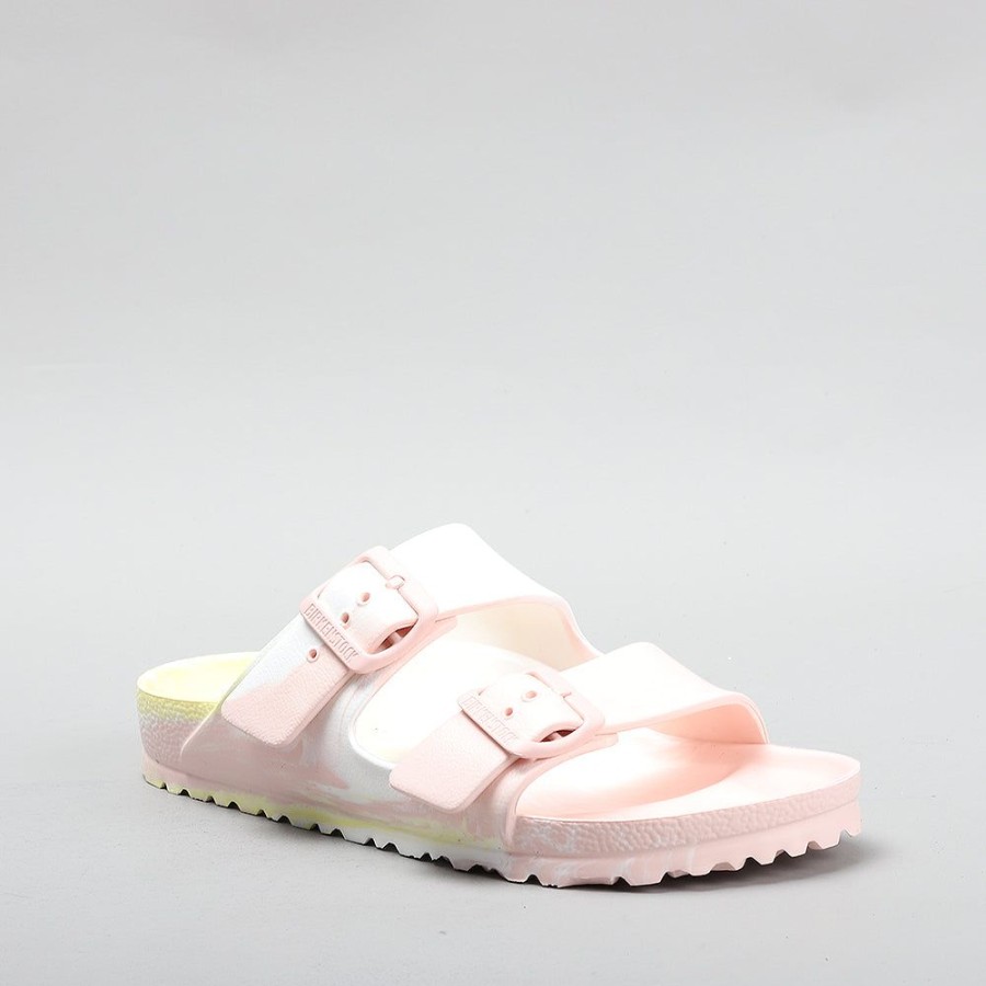 Birkenstock BIRKENSTOCK | Birkenstock Arizona Eva 1023772 Narrow Popcorn/Light Rose/White