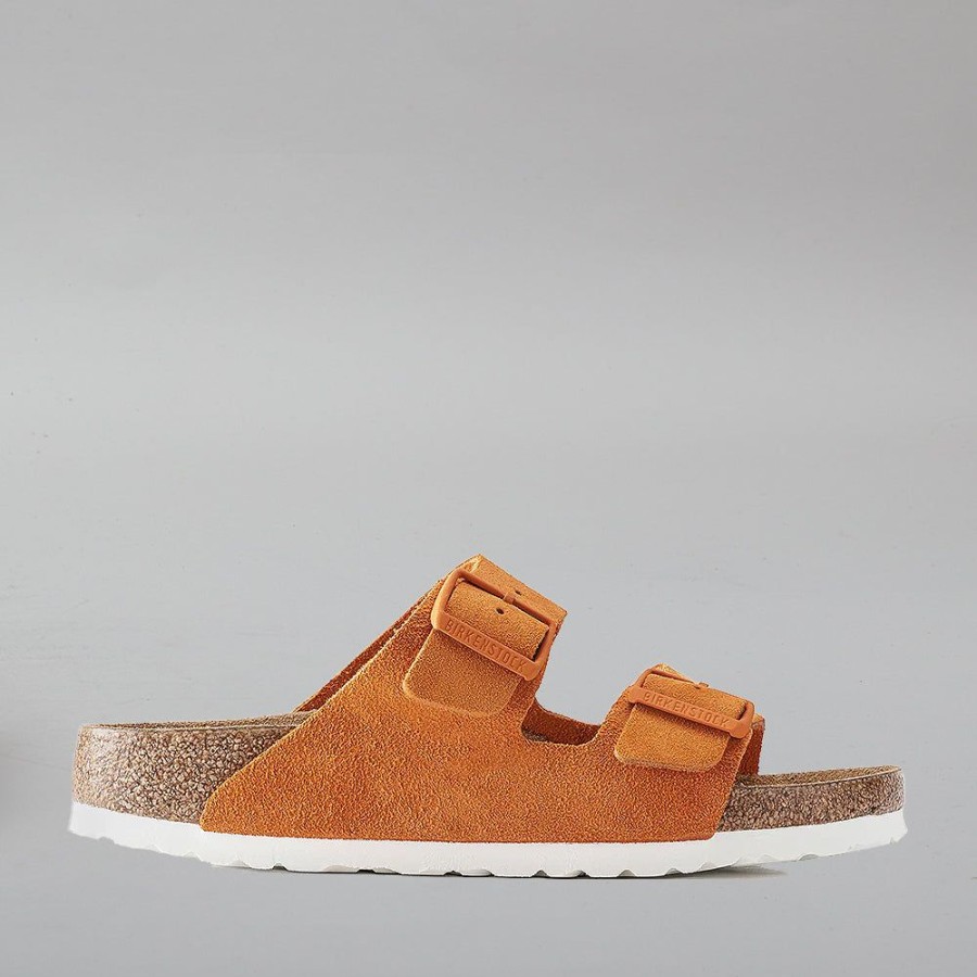 Birkenstock BIRKENSTOCK | Birkenstock Arizona 1021430 Sfb Suede Leather Russett Orange