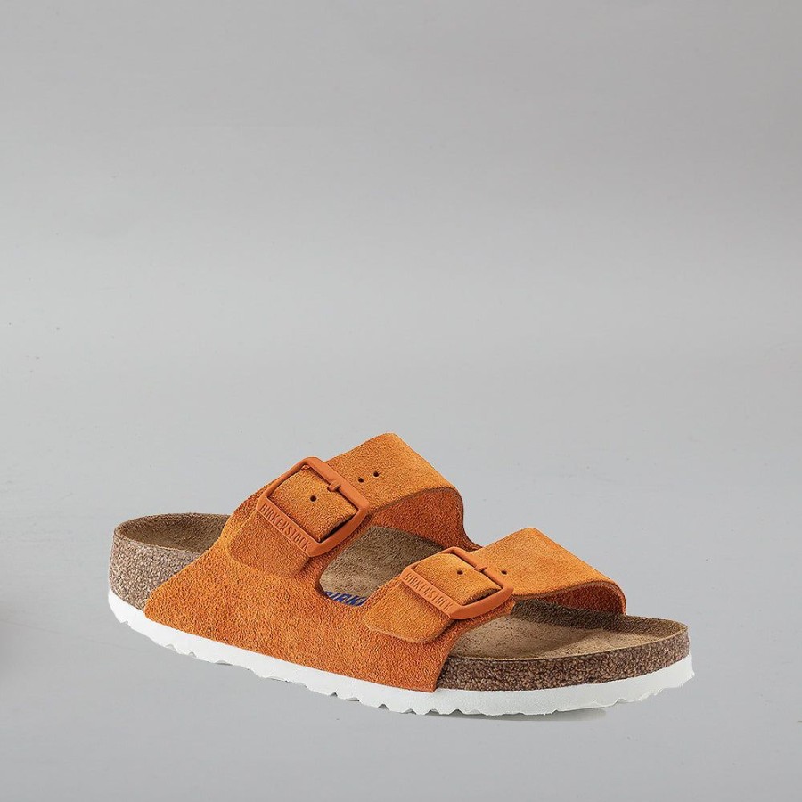 Birkenstock BIRKENSTOCK | Birkenstock Arizona 1021430 Sfb Suede Leather Russett Orange