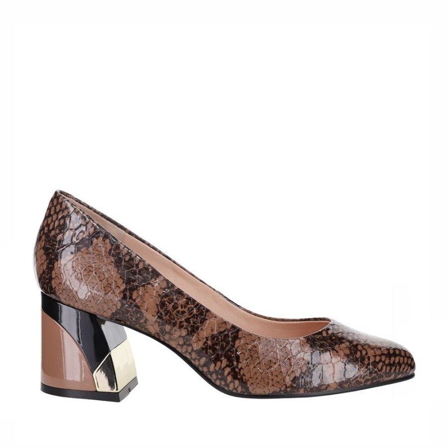 Shoes ZAGARRA | Zagarra - Rose Reptile Butterscotch