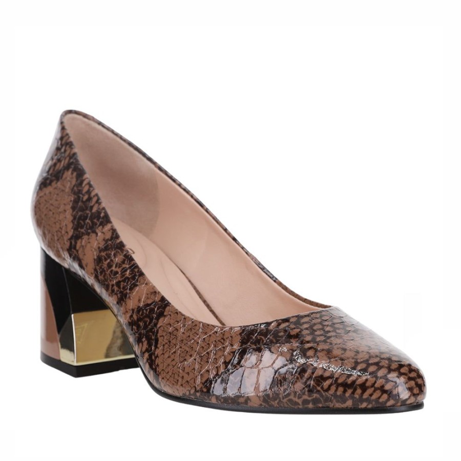 Shoes ZAGARRA | Zagarra - Rose Reptile Butterscotch